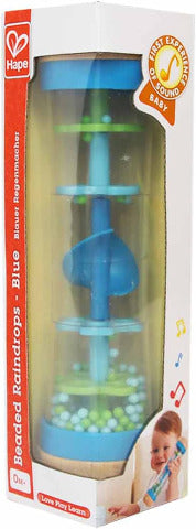 Hape Music Beaded Raindrops, Blue - Treasure Island Toys