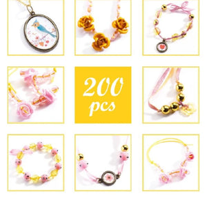 Djeco Art Kit Beads- Pearls and Flowers - Treasure Island Toys