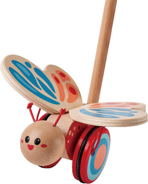 Hape Push Toy Butterfly - Treasure Island Toys