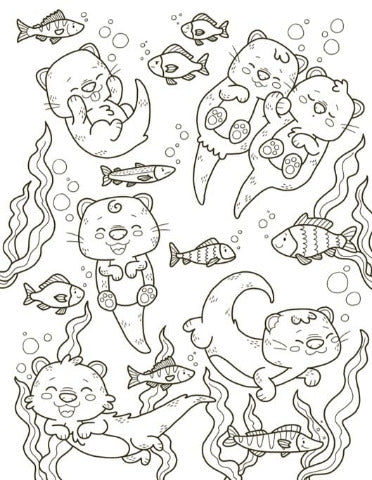 Forest Cuties: Colouring Book - Treasure Island Toys