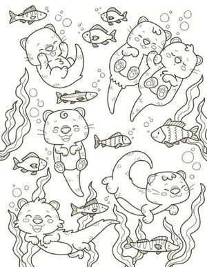 Cutie Colouring: Forest Cuties Cozy Colouring Book - Treasure Island Toys