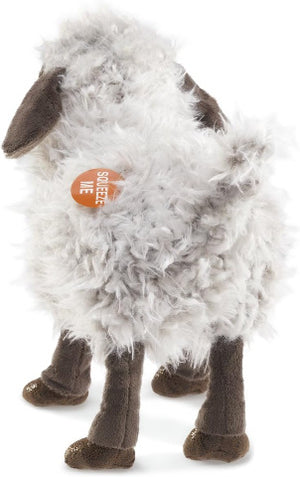 Folkmanis Puppet - Sheep, Bleating - Treasure Island Toys