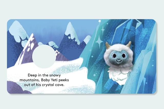Finger Puppet Book - Baby Yeti - Treasure Island Toys
