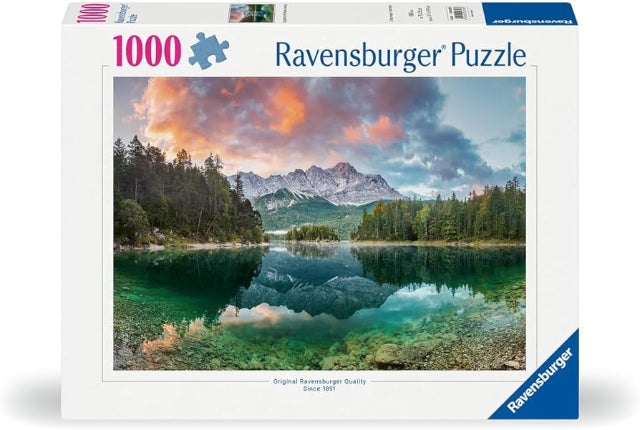 Ravensburger Puzzle 1000 Piece, Zugspite at the Eibsee, Germany - Treasure Island Toys