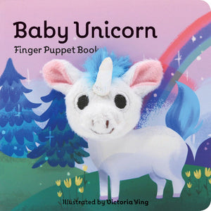 Finger Puppet Book - Baby Unicorn - Treasure Island Toys