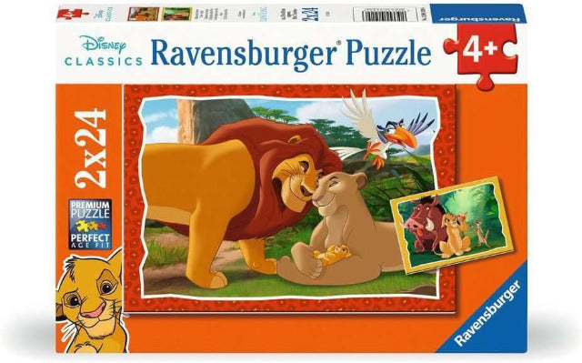 Ravensburger Puzzle 2 x 24 Piece, Lion King Circle of Life - Treasure Island Toys