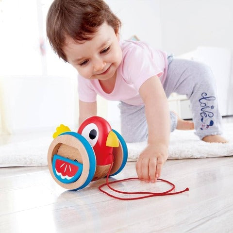 Hape Toddler Pull Along Baby Bird - Treasure Island Toys