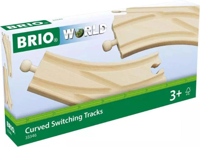 Brio Trains Track Pack - Cuved Switch - Treasure Island Toys