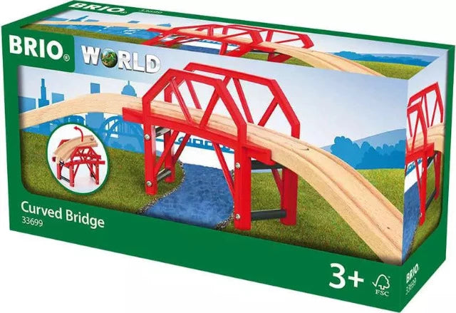 Brio Trains Destinations - Curved Bridge - Treasure Island Toys