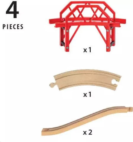 Brio Trains Destinations - Curved Bridge - Treasure Island Toys