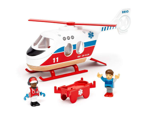Brio Trains - Rescue Helicopter - Treasure Island Toys
