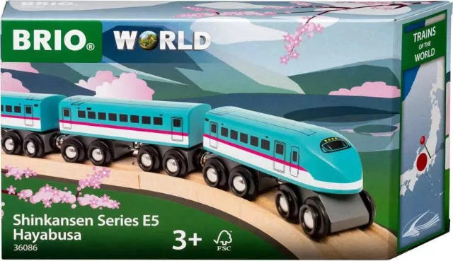 Brio Trains - Trains of the World: Shinkansen Hayabusa - Treasure Island Toys