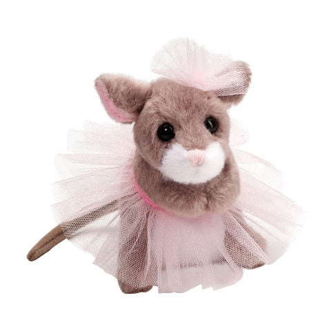 Douglas Cuddle Mouse Tippy Toe With Pink Tutu