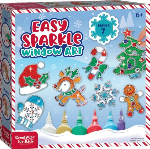 Creativity for Kids Holiday Easy Sparkle Window Art - Treasure Island Toys