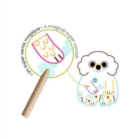 Djeco Colouring - Domestic Animals - Treasure Island Toys