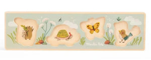 Moulin Roty Trois Petits Lapins Peg Puzzle - Treasure Island Toys