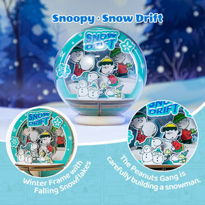 Puremind x Snoopy Snowglobe Theatre Snow Drift