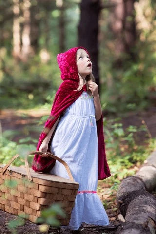 Great Pretenders Cape - Little Red Riding Hood, Size 7-8 - Treasure Island Toys