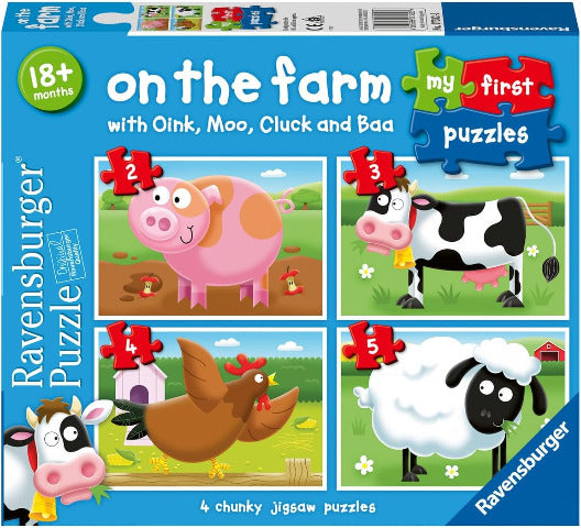 Ravensburger Puzzle My First On the Farm - Treasure Island Toys