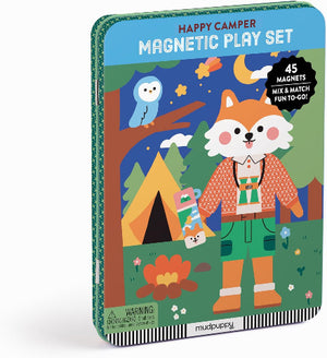 Galison Mudpuppy Happy Camper Magnetic Play Set - Treasure Island Toys