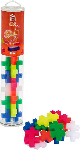 Plus-Plus Tube Big Neon - Treasure Island Toys
