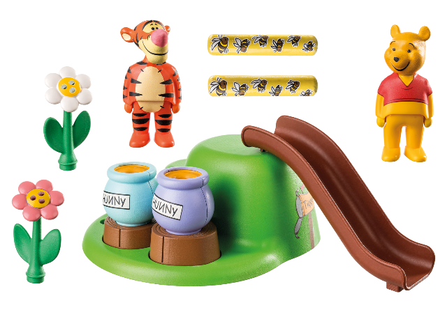 Playmobil 1.2.3 Disney Winnie & Tigger's Bee - Treasure Island Toys