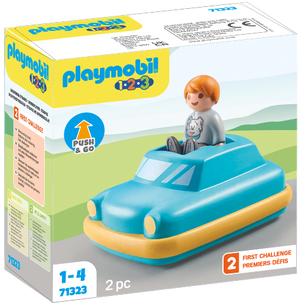 Playmobil 1.2.3 Push & Go Car - Treasure Island Toys