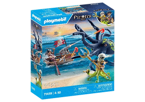 Playmobil Pirates Battle with Giant Octopus - Treasure Island Toys