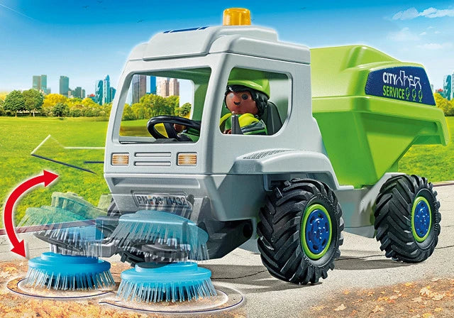 Playmobil City Action Street Sweeper - Treasure Island Toys