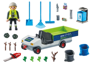 Playmobil City Action Street Cleaner with E-Vehicle - Treasure Island Toys