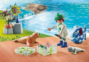 Playmobil 50th Anniversary Gift Set Keeper with Animals - Treasure Island Toys