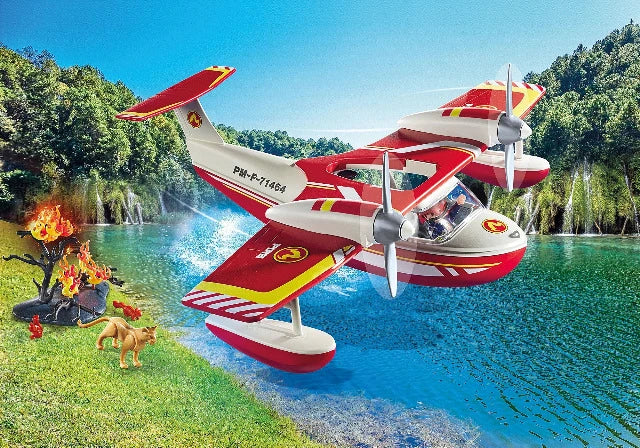 Playmobil Action Heroes Firefighting Sea Plane - Treasure Island Toys