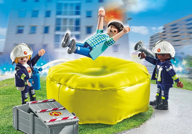Playmobil Action Heroes Firefighter with Air Pillow - Treasure Island Toys
