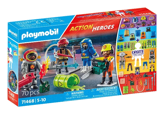 Playmobil Action Heroes Fire Brigade My Figures - Treasure Island Toys