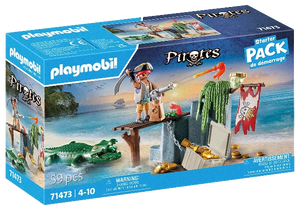 Playmobil Starter Pack Pirate with Alligator - Treasure Island Toys