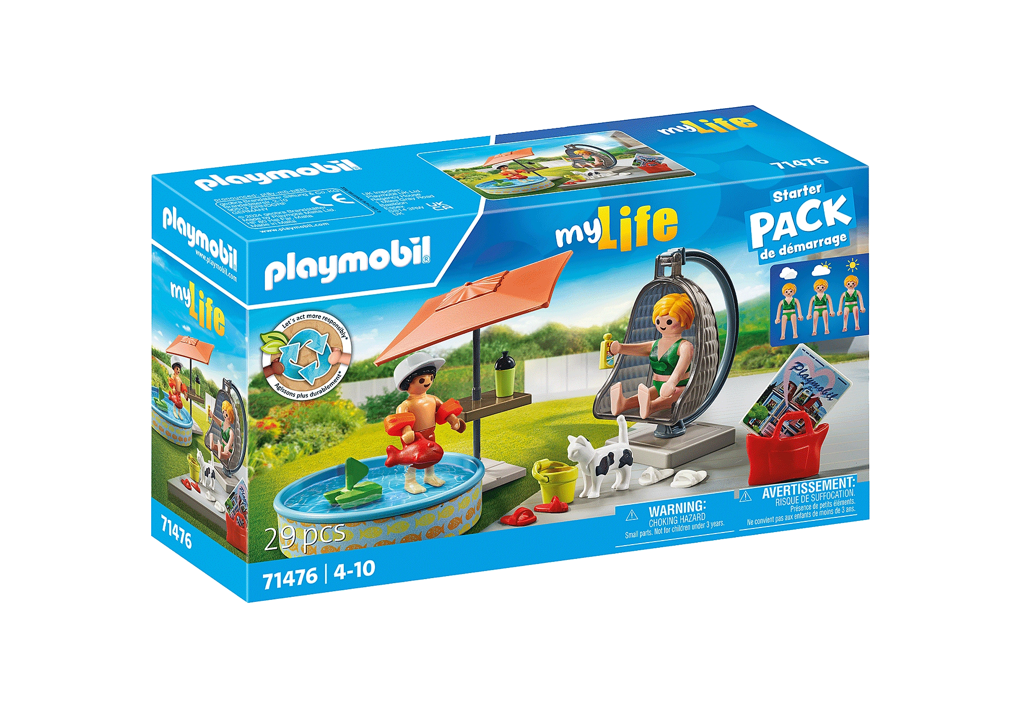 Playmobil Starter Pack My Life Splashing Fun in the Garden - Treasure Island Toys