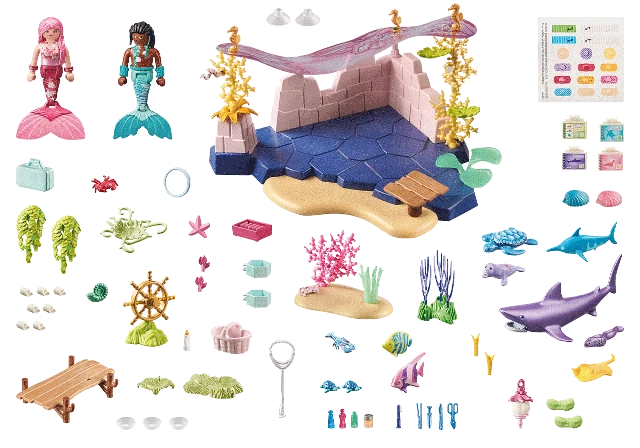 Playmobil Princess Magic Mermaid Animal Care - Treasure Island Toys