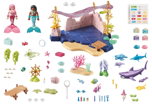 Playmobil Princess Magic Mermaid Animal Care - Treasure Island Toys