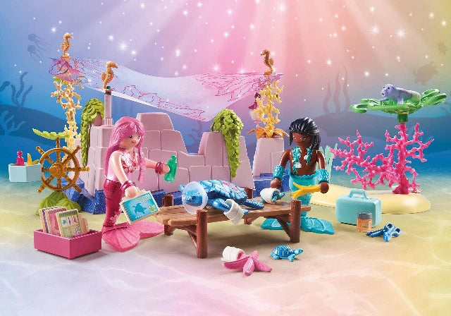 Playmobil Princess Magic Mermaid Animal Care - Treasure Island Toys