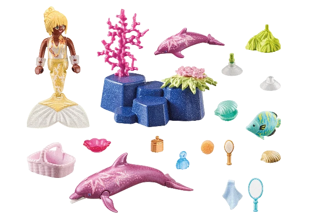 Playmobil Princess Magic Mermaid with Dolphins - Treasure Island Toys