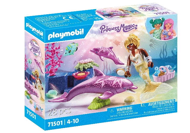 Playmobil Princess Magic Mermaid with Dolphins - Treasure Island Toys