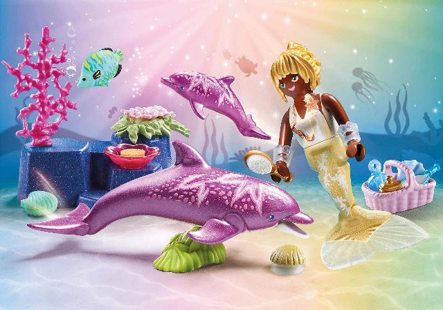 Playmobil Princess Magic Mermaid with Dolphins - Treasure Island Toys