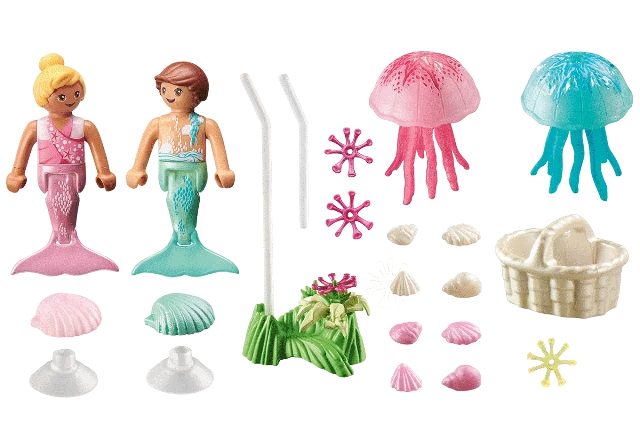 Playmobil Princess Magic Little Mermaids with Jellyfish - Treasure Island Toys