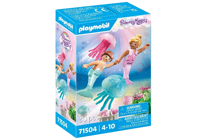 Playmobil Princess Magic Little Mermaids with Jellyfish - Treasure Island Toys