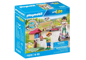 Playmobil My Life Tiny House Book Exhange For Book Worms - Treasure Island Toys