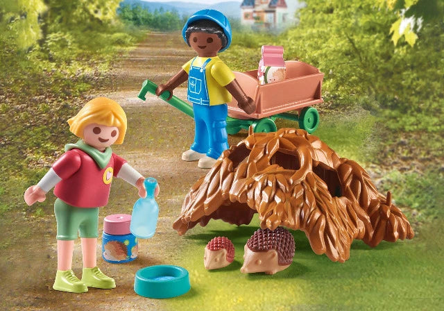 Playmobil My Life Tiny House Hedgehog Family Care - Treasure Island Toys