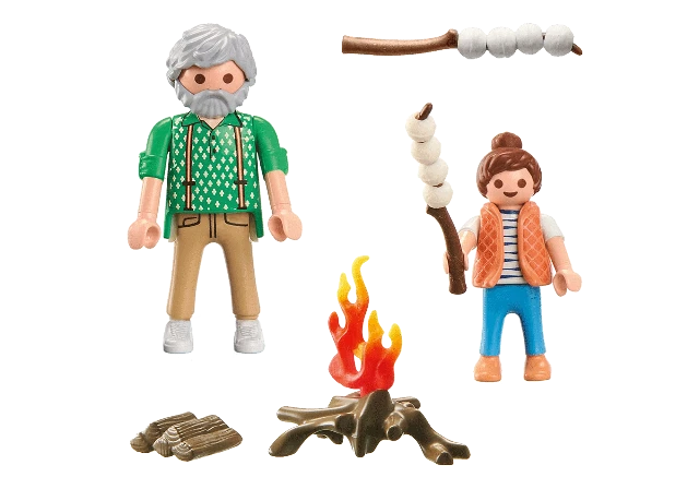 Playmobil My Life Tiny House Campfire with Marshmallows - Treasure Island Toys