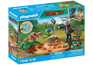 Playmobil Dinos Stegosaurus Nest with Egg Thief - Treasure Island Toys