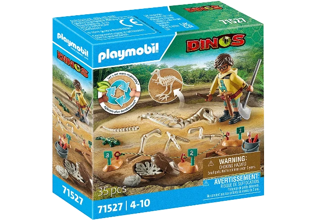 Playmobil Dinos Archaeological Dig with Dinosaur Skeleton - Treasure Island Toys