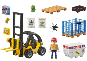 Playmobil My Life Forklift Truck with Cargo - Treasure Island Toys